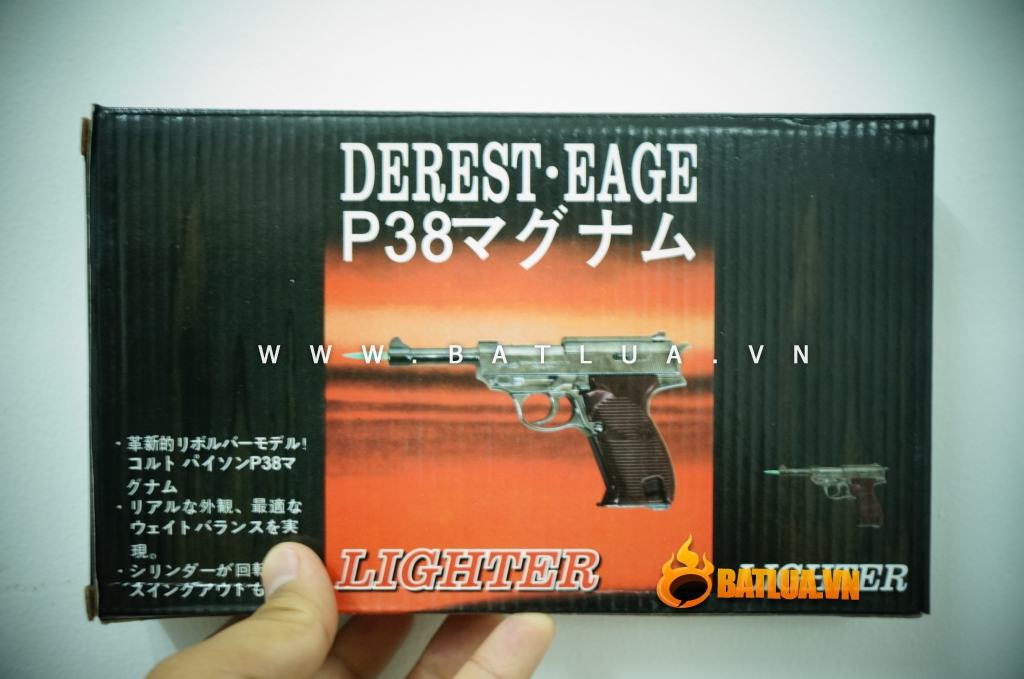 bật lửa hình súng quân sự  P38 - MS 55 008